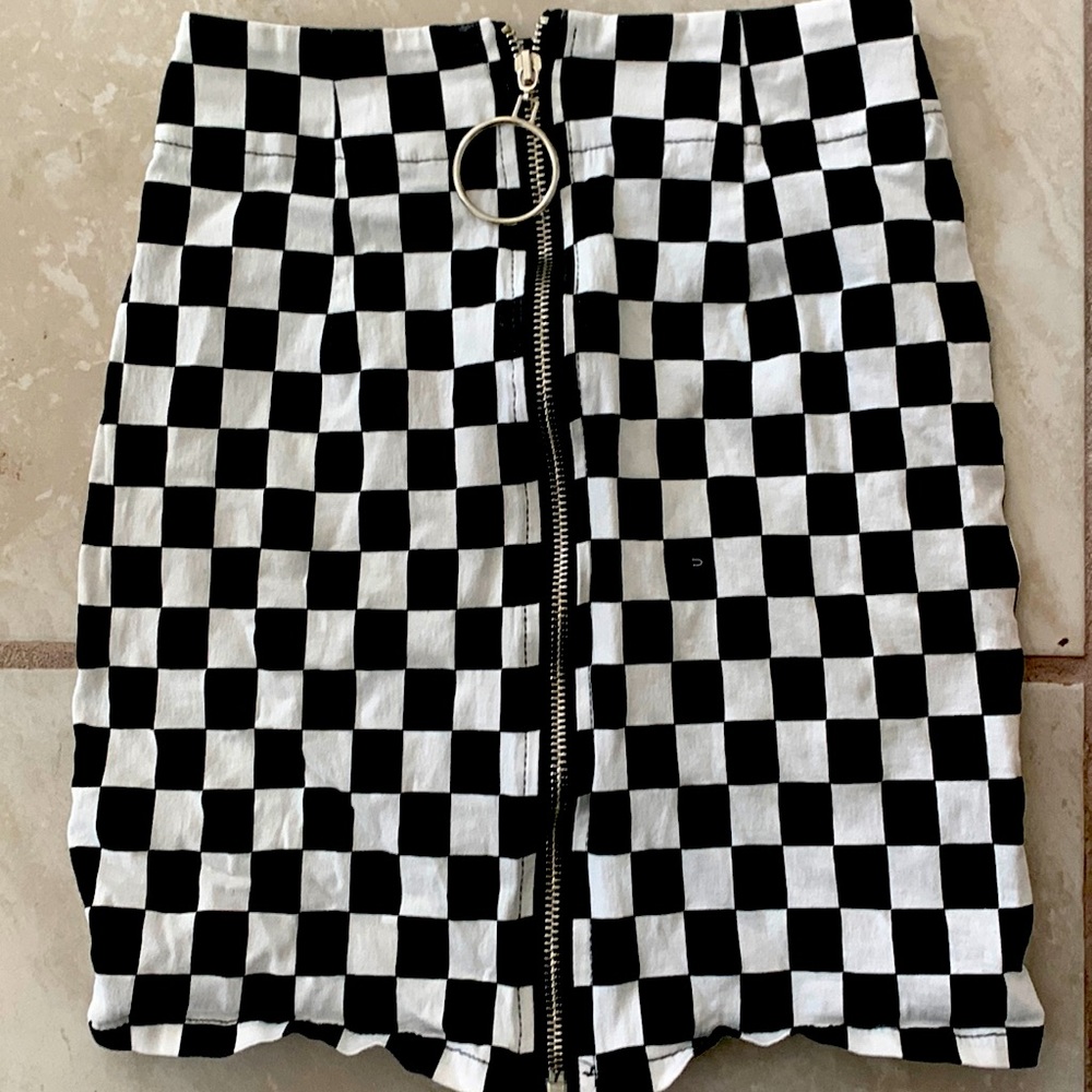 Checker Board Skirt